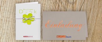 Dem Kunden Wertschätzung zeigen – Grußkarten-Anlässe für Banken und Sparkassen